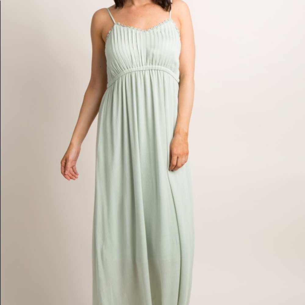Maternity maxi dress